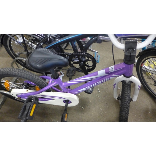 2409 - Specialized Hotrock child's purple bike