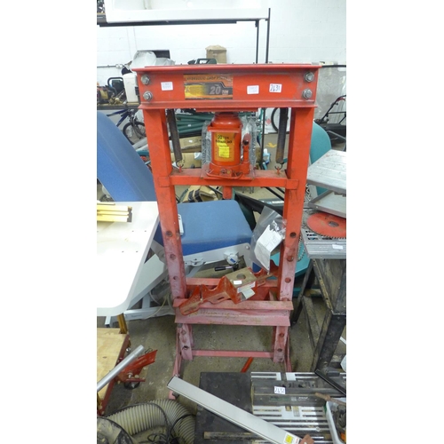 2431 - 20 Ton hydraulic shop press