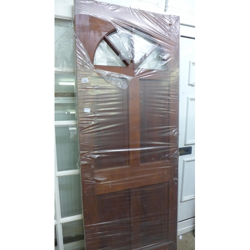 2441 - External mahogany door - unused