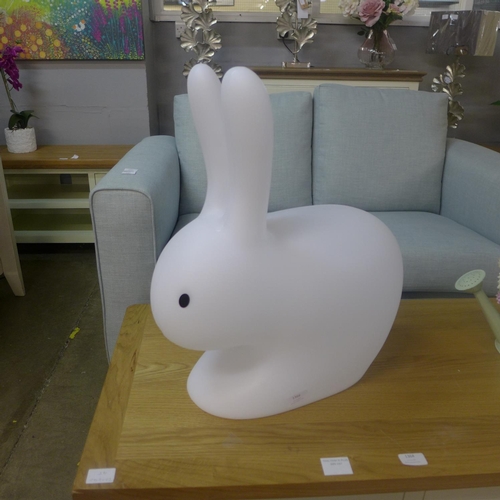 1328 - A rechargeable illuminated rabbit lamp with changing colours (suitable for outdoor use) (BUN42242)  ... 