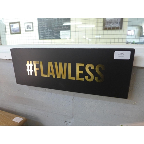 1409 - A Flawless gold foil plaque (1863801)   #