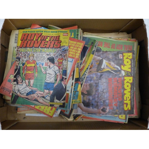 1138 - Roy of the Rovers comics, etc. **PLEASE NOTE THIS LOT IS NOT ELIGIBLE FOR POSTING AND PACKING**