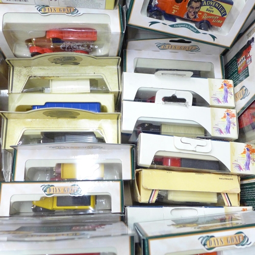 742 - A collection of forty model vehicles including Days Gone advertising, mostly boxed