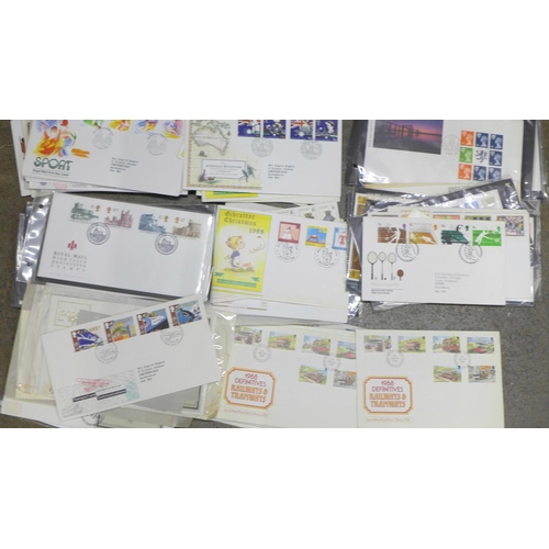 766 - Eighty-eight stamp first day covers