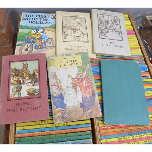 789 - A box of approximately 150 Ladybird books 1950's to 1990's and another box of thirty-two Ladybird bo... 