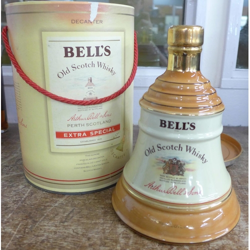 791 - A cased Bell's Scotch blended whisky decanter, sealed with contents