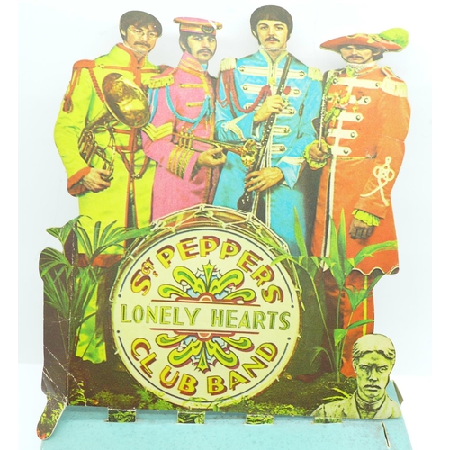 835 - The Beatles, a 1960's original Sgt. Peppers Hot Spot display, a/f