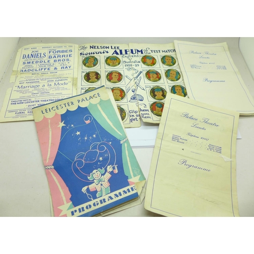 909 - The Nelson Lee Souvenir Album of the Test Matches, England v Australia 1928-29, 15 of 16 tin badges ... 