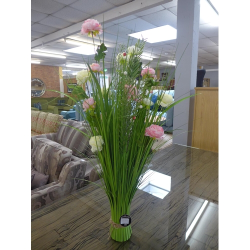 1659 - A 100cm sheaf of pink and white peonies   (2602916)