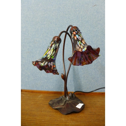 397 - An Art Nouveau style table lamp