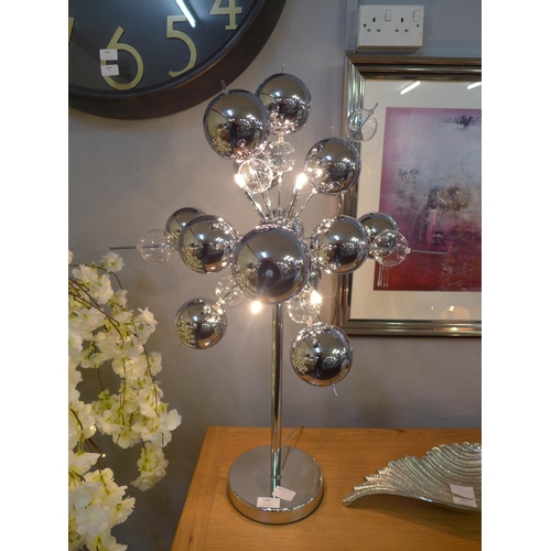 1489 - A chrome six light Sputnik table lamp (LBL23T68)   #