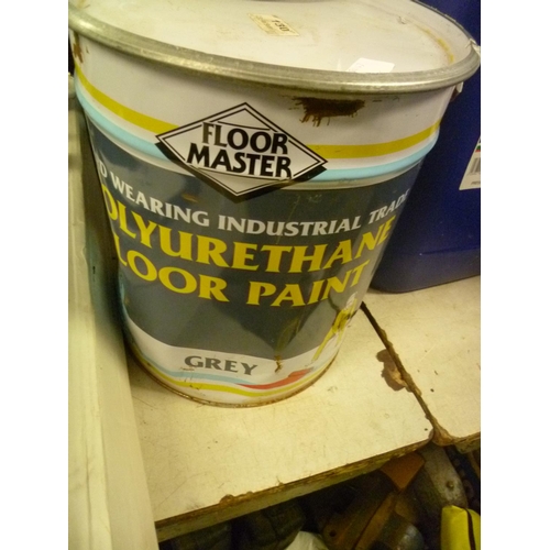 2018 - Floor Master hard wearing industrial floor paint - grey - * this lot is subject to VAT (20ltr)