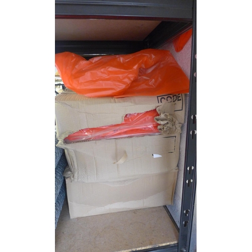 2079 - 3 Boxes of red plastic bags - approx. 600 in total - size 655 x 1005 x 645mm  * This lot is subject ... 