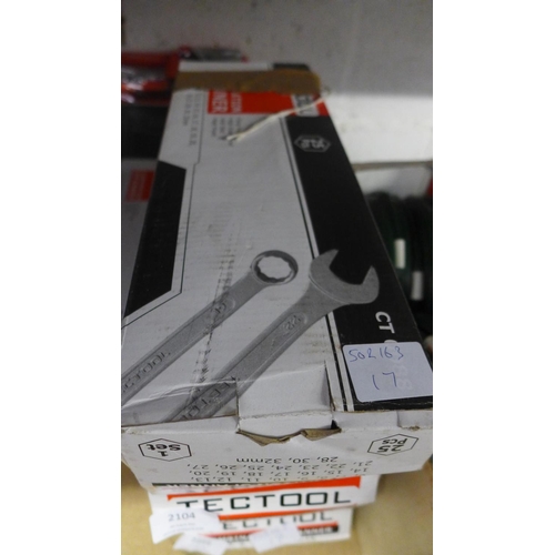 2104 - 25 pce Tectool combination spanner set 6-32mm - unused - * this lot is subject to VAT