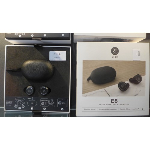 3114 - Bang & Olufsen Beoplay E8 wireless headphones * This lot is subject to VAT