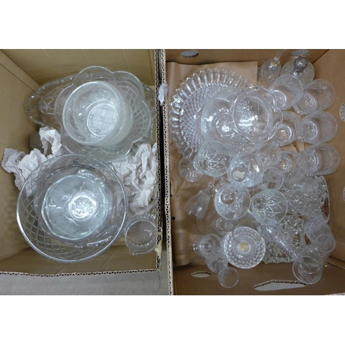 1180 - A silver topped globular glass scent bottle and a collection of other glassware **PLEASE NOTE THIS L... 