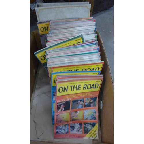 1184 - History of the Motor Car complete in binder, On The Road 1978-79 series on car repair 139 of 140 iss... 