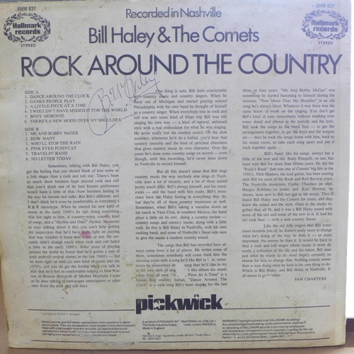 611 - Rock 'n' roll interest; Bill Haley autographed LP