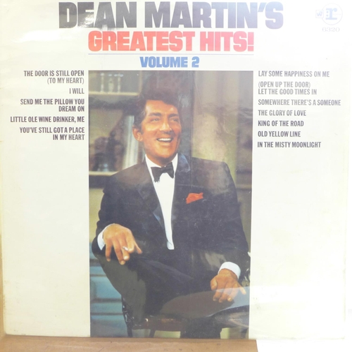 693 - A Dean Martin autographed LP, signed verso