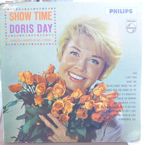 695 - A Doris Day autographed LP, signed verso