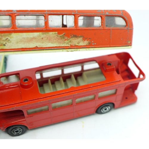 698 - Eleven Corgi model buses