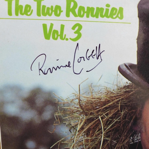 702 - A Two Ronnies autoraphed LP (Barker and Corbett)