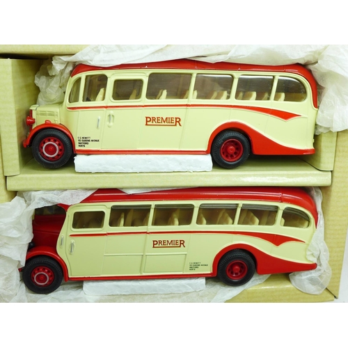 703 - Two Corgi Classic Commercial Vehicles and three Matchbox Models of Yesteryear, boxed