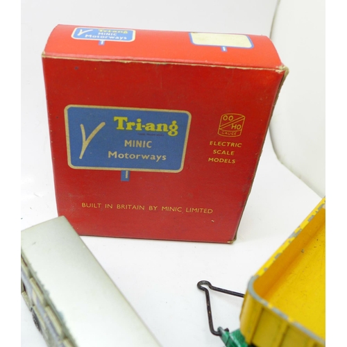 708 - Assorted Tri-ang and Matchbox vehicles, etc.