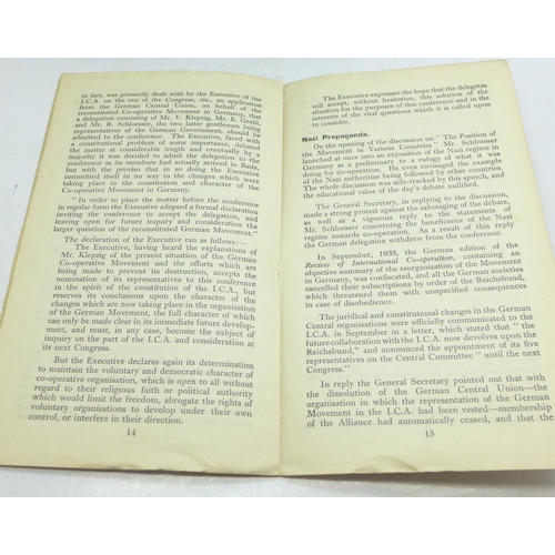 719 - A 1939 publication concerning German/Polish relations and a booklet, Co-operation Under The Nazis