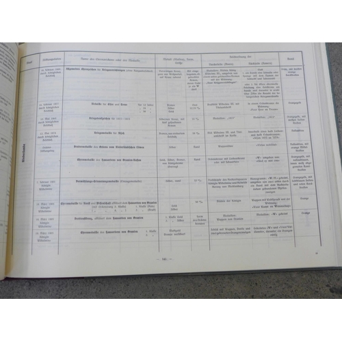 723 - One volume, German Orders and Medals, by Troft, published by Wilhelm Braumuller, with slip case (in ... 