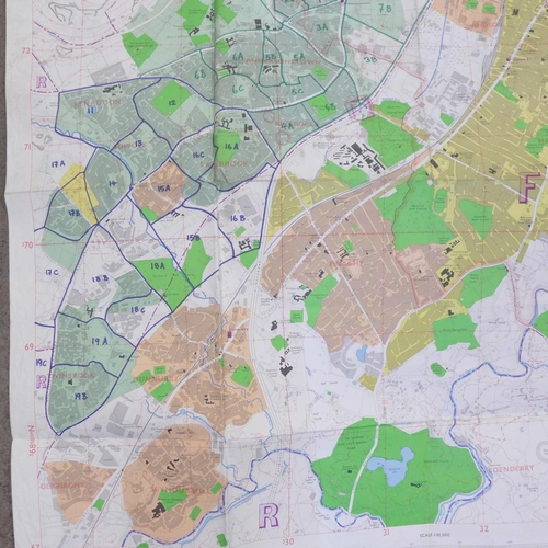 724 - A British Army map of Belfast