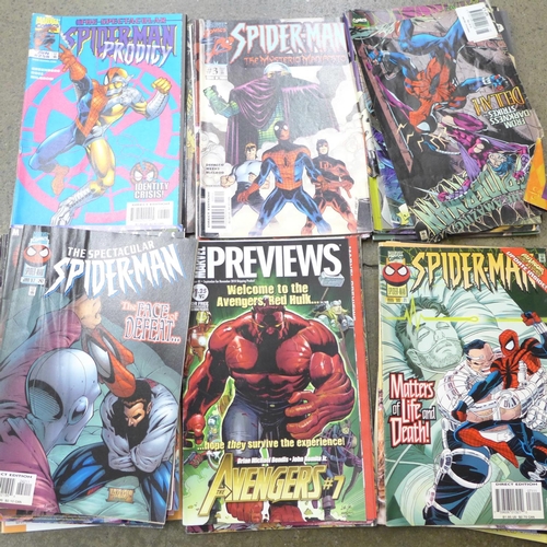 734 - Spiderman comics, etc. (42)