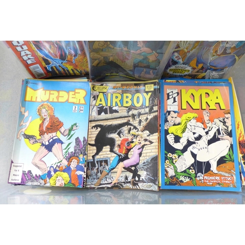 744 - A box of 150 comics