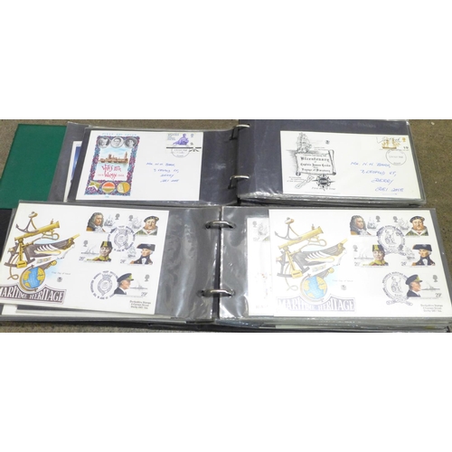 781 - An album of 68 GB first day covers 1965 to 1980 and 73 GB first day covers 1981 to 1986