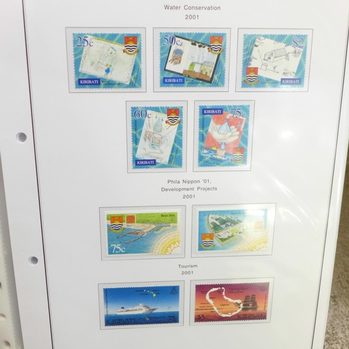 784 - Kiribati stamp collection, all housed in Britannia album Vol 2, all unmounted mint in clear mounts,