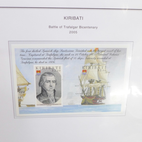 784 - Kiribati stamp collection, all housed in Britannia album Vol 2, all unmounted mint in clear mounts,