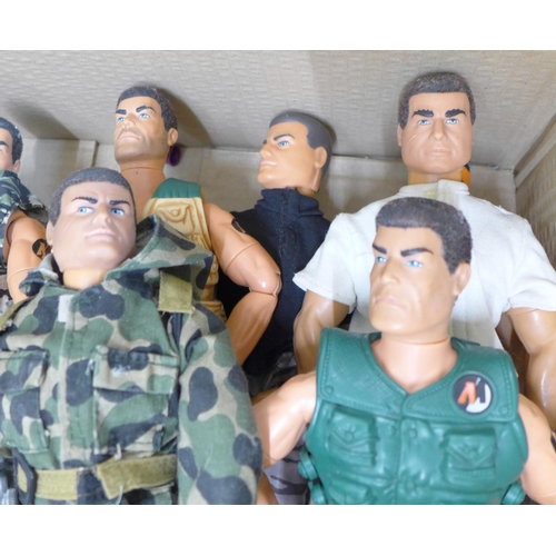 800 - A box of modern Action Man figures and accessories