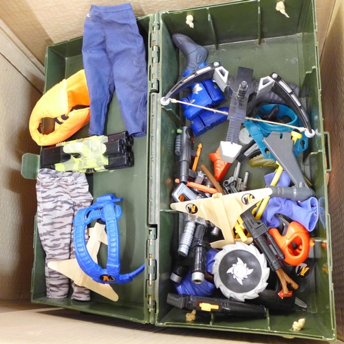 800 - A box of modern Action Man figures and accessories