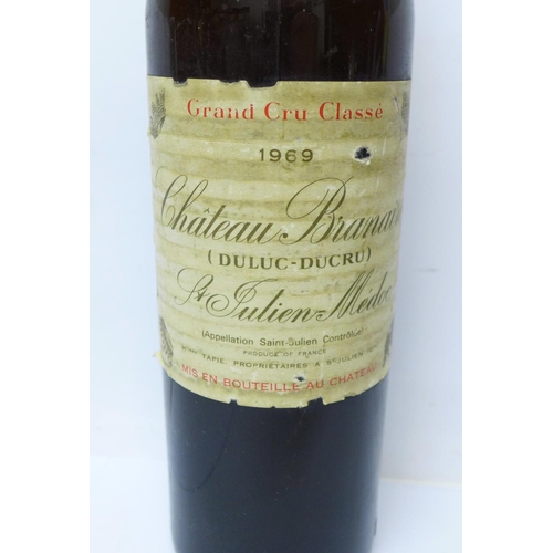 809 - One bottle, Chateau Branaire, 1969