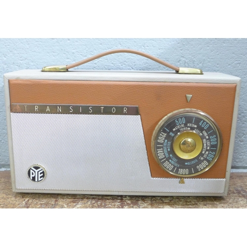 833 - Two Dansette radios and a Pye radio