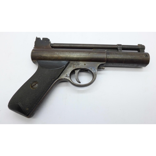 925 - A Webley Mark 1 .22 calibre air pistol