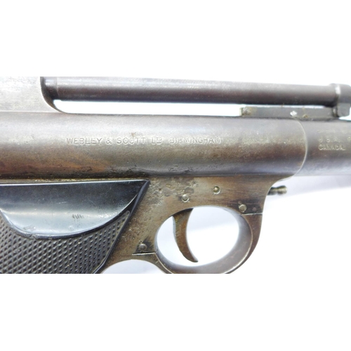 925 - A Webley Mark 1 .22 calibre air pistol