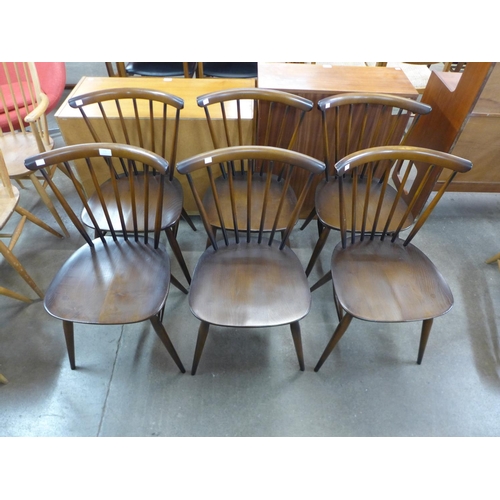 170 - A set of six Ercol Golden Dawn chairs