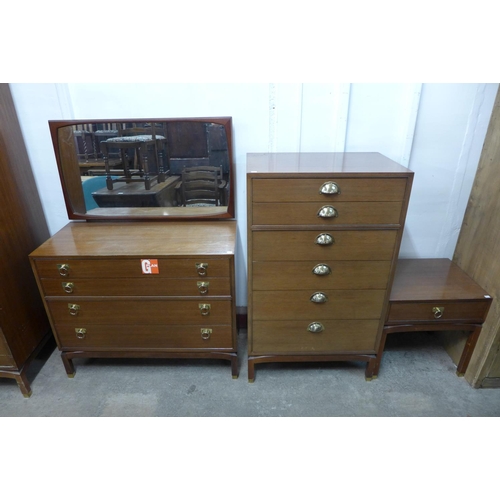 310 - A G-Plan, E. Gomme teak four piece bedroom suite