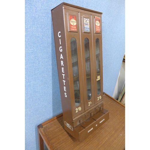 403 - A vintage steel cigarette vending machine