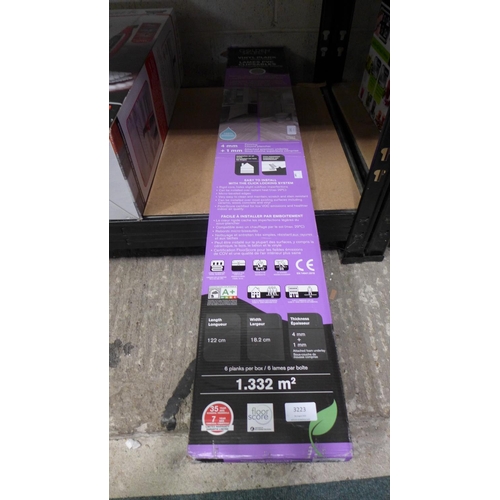 3144 - Two Packs Of Rigid Core Vinyl Flooring (Oyster)    (192-178)  * This Lot Is Subject To Vat