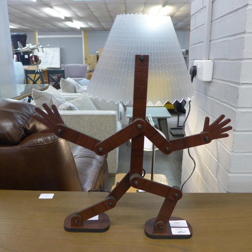 1567 - A stick man table lamp (SMTL17)   #