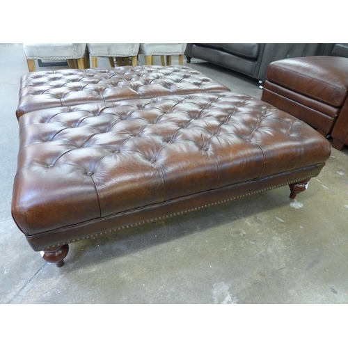 1657 - A Buckingham footstool * this lot is subject to VAT