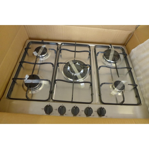 2081 - Matrix 5 ring gas hob - boxed & unused - must be professionally installed