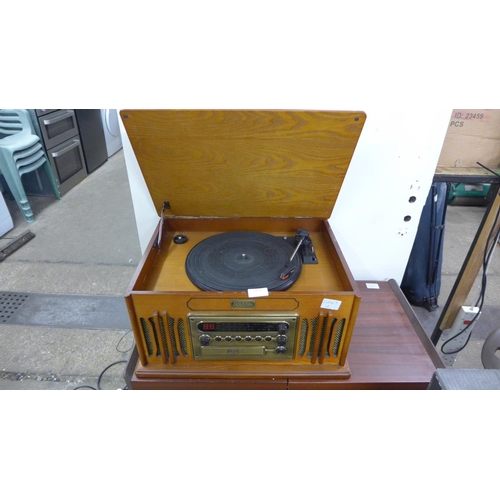 2271 - Reproduction record player/CD/cassette/radio - W